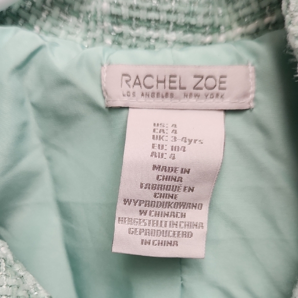 Rachel Zoe Kids Light Green Blazer - Picture 2 of 3